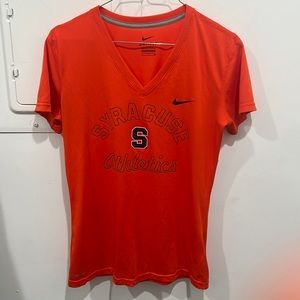 SYRACUSE UNIVERSITY athletics Nike dri fit V-neck